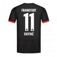 Fotballdrakt Herre Eintracht Frankfurt Hugo Ekitike #11 Bortedrakt 2024-25 Kortermet